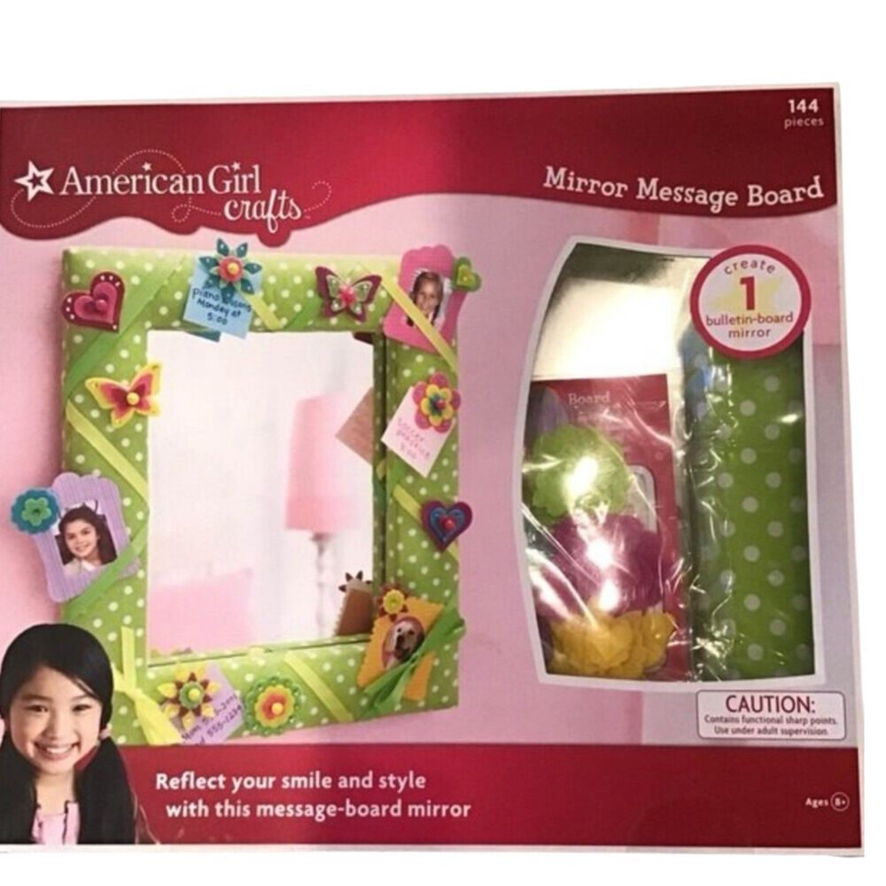American Girl Crafts Mirror Message Board 144 Pieces Brand New In Box Sealed